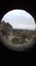 Looking out the window in Kamyanets-Podilsky